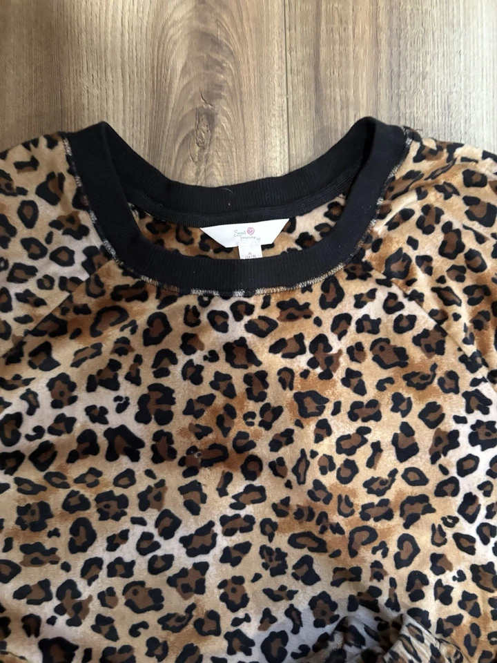 Pijama difuso Secret Treasurer XL con estampado de guepardo para mujer Foto 2 de 4