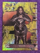 2025 WWE Topps Chrome Cactus Jack - Nia Jax - Gold Refractor - #13 - 21/50
