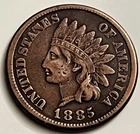 1885 Indian Head Cent Low Mintage Under 12 Million Sharp Detail JC1958