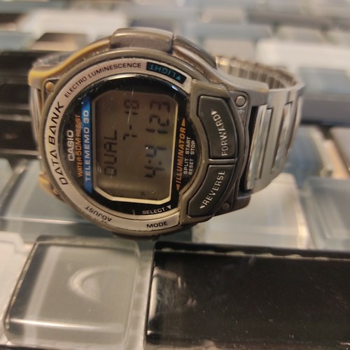 Casio TELEMEMO 30 Data Bank Digital Watch Module 1600 DB-34H Vintage | eBay