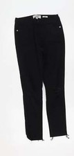 New Look Girls Black Cotton Blend Skinny Jeans Size 13 Years Reg