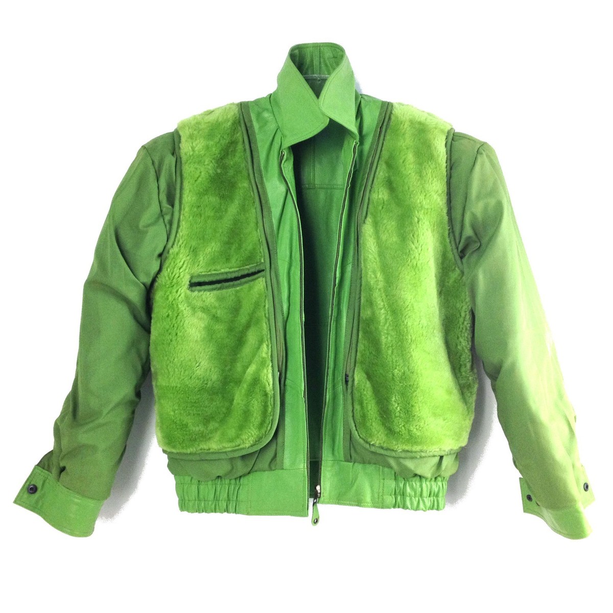 Man Art, Vintage, Men's Zip Out Lining, Zip Front Closer