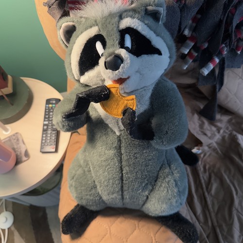 Vintage Pocahontas groß 16 Zoll Meeko Waschbär Plüschtier Stofftier Disney selten
