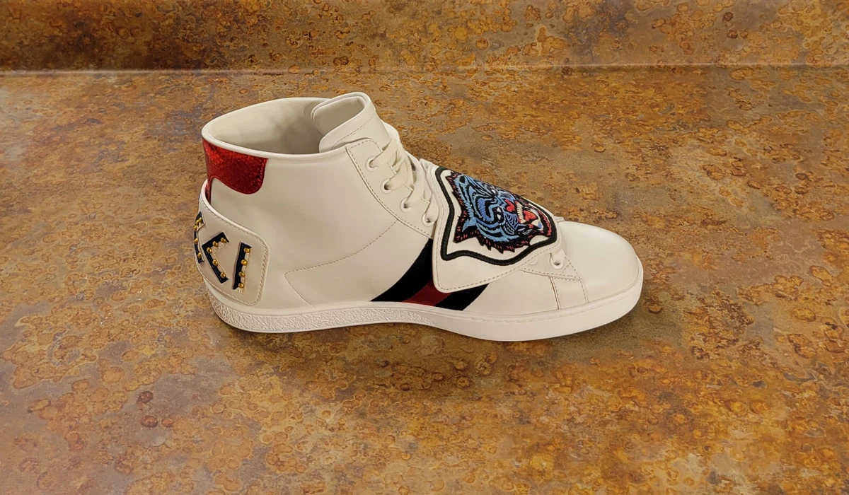 Gucci tiger top high top