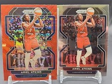 Ariel Atkins - 2022 Prizm WNBA - Ruby Wave And Base #129 - Mystics
