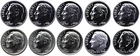 1960-1969 S 90% Silver Roosevelt Dimes Gem Proof & SMS Run 10 Coins US Mint