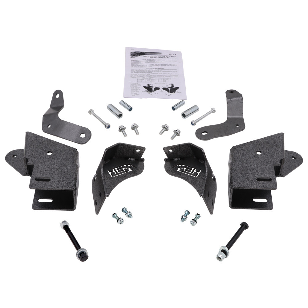 Front Control Arm Drop Bracket Kit for 19842001 Jeep Cherokee XJ 4.5