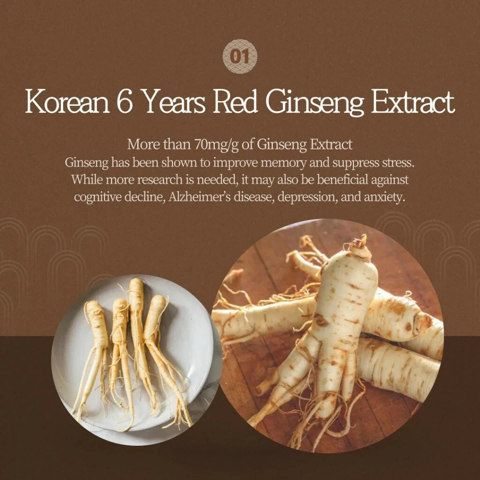 Honey Red Ginseng Stick 30 Pouches 6 Year Old Korean Red Ginseng - Image 3 of 4