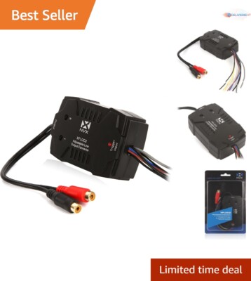 Lightweight 2-Channel Adjustable Line Converter with Amplifier Turn-On Trigger