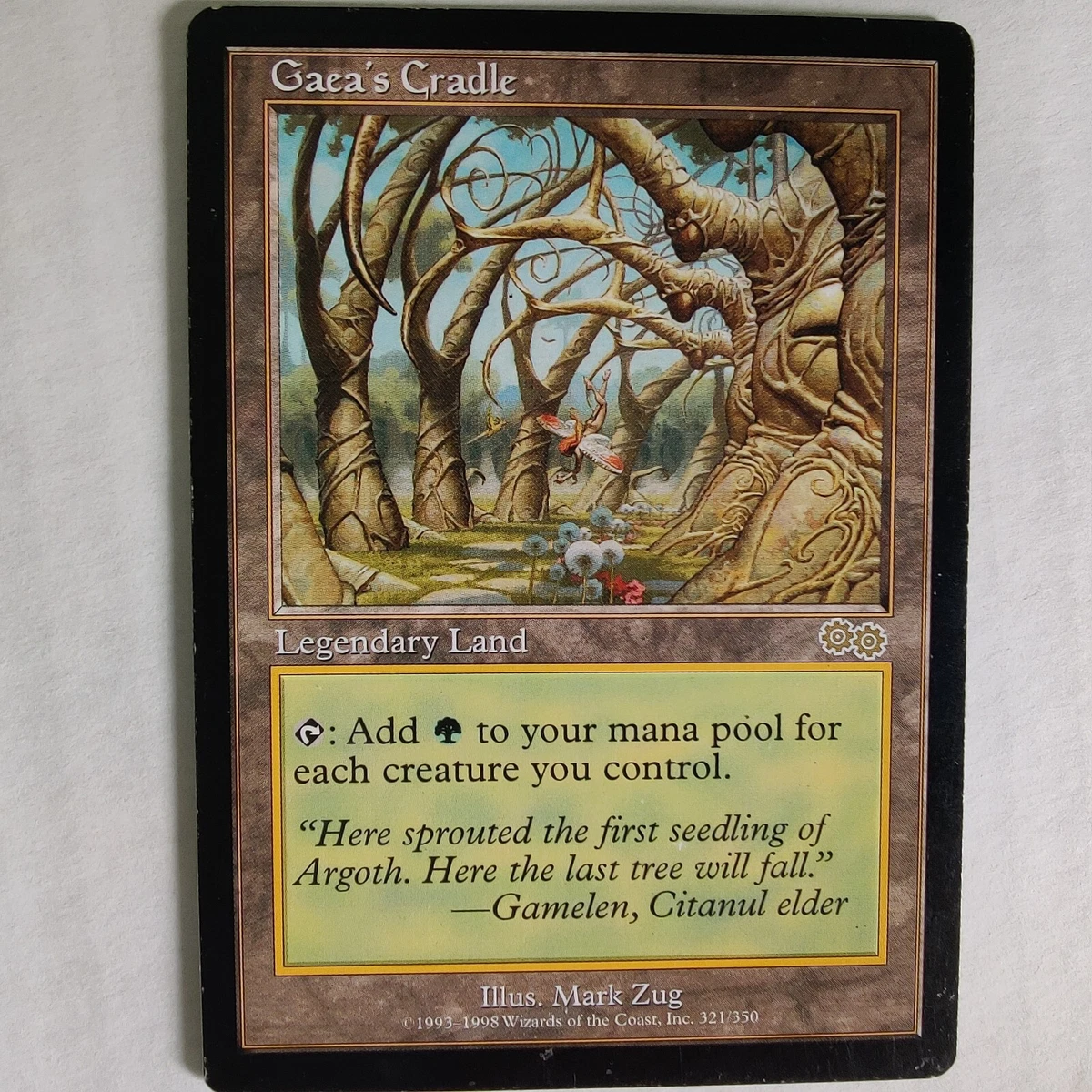 Gaea's Cradle Magic: The Gathering Urza's Saga Rare Individual