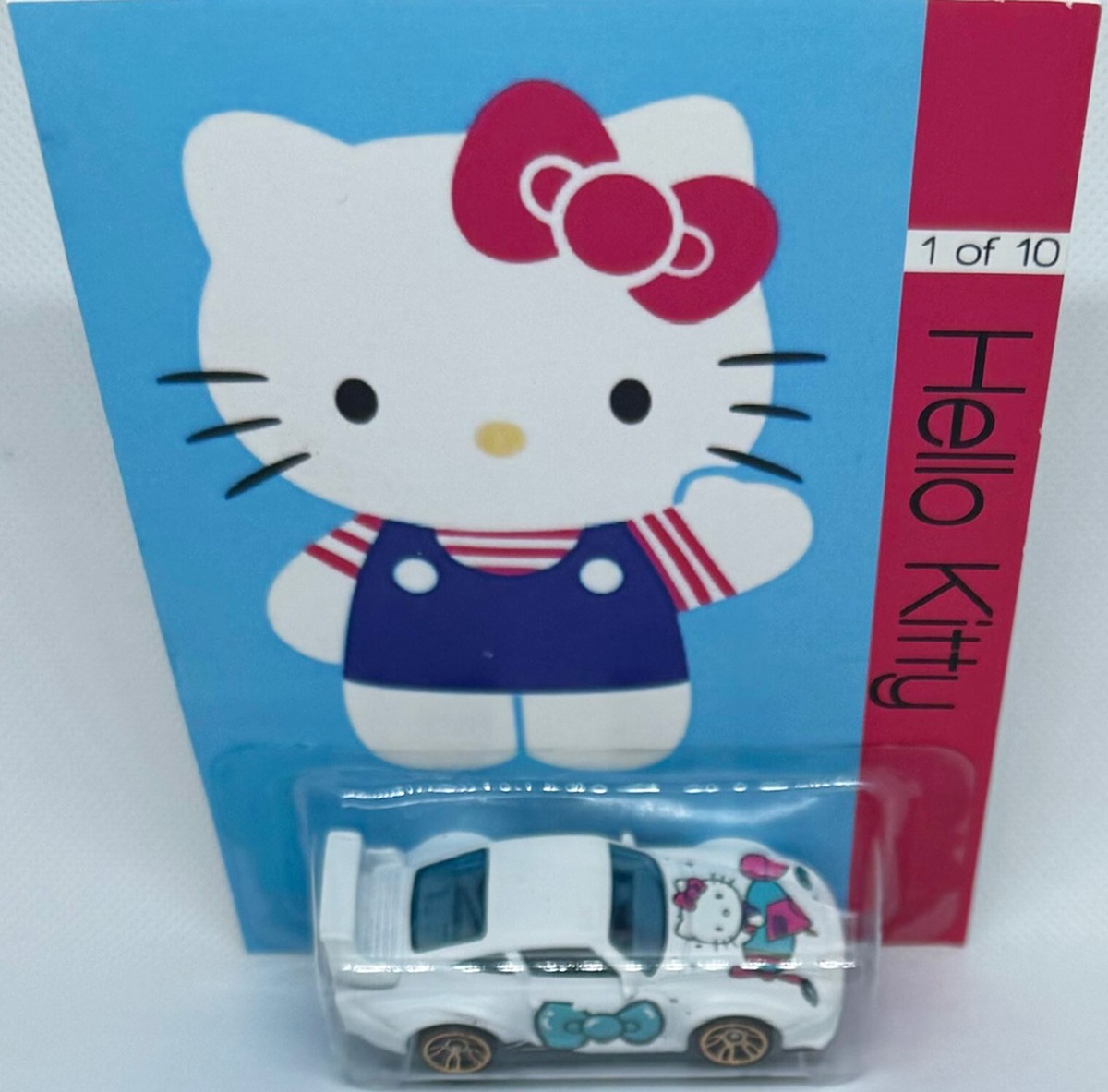 White Porsche 993 GT2 Custom Hot Wheels Hello Kitty Series Car | eBay