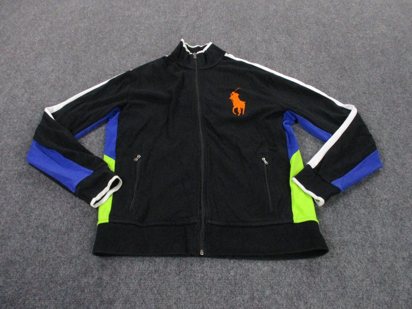 Giacca Polo Ralph Lauren Adulto L Nera Golf Performance Big Pony Corsa Uomo