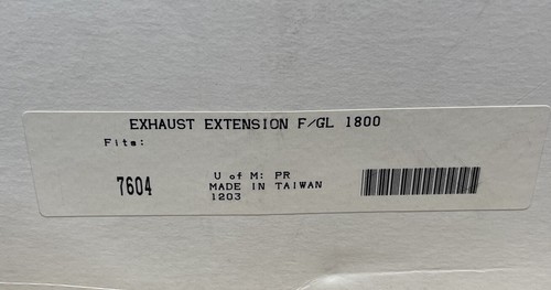 ๐จ KURYAKYN 7604 Chrome Exhaust Extension for Honda GL1800 NOS - Picture 2 of 9
