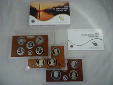 2015-S US Mint Proof Set w/ Box & COA 14 Coins United States Clad