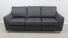 G Plan Vintage The Sixty Eight Tonic Charcoal Fabric Large Static 3 Seater Sofa