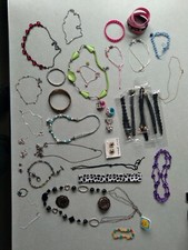 Kids Girls Jewelry Lot Dress Up Party Favors Treasure Box Prize Charms Necklace