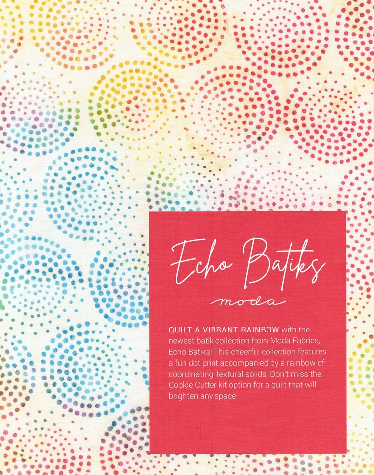 Echo Batiks Moda Layer Cake 42 100% Cotton 10" Precut Quilt Squares - Image 3 of 4