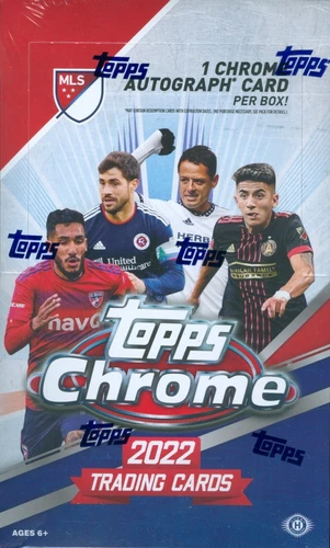 2022 Topps Chrome MLS Soccer Factory Sealed Hobby Box
