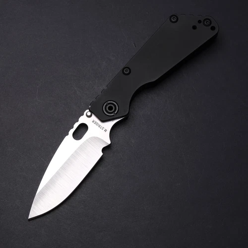 Strider Knives Performance SnG Tux - Stonewashed Blade / Black Titanium Handles