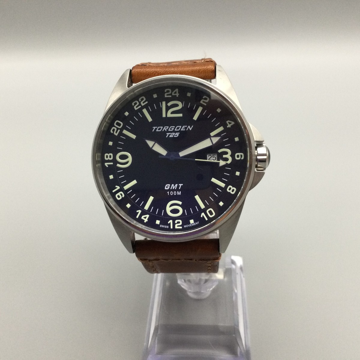 T25 Blue Torgoen T25 Torgoen T25 Torgoen T25 Torgoen GMT Watch Men