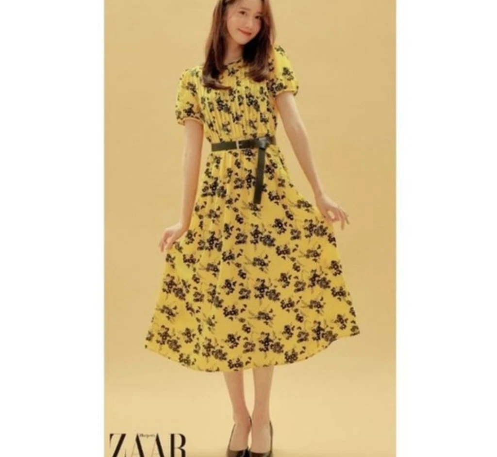 Michael kors yellow floral dress deals