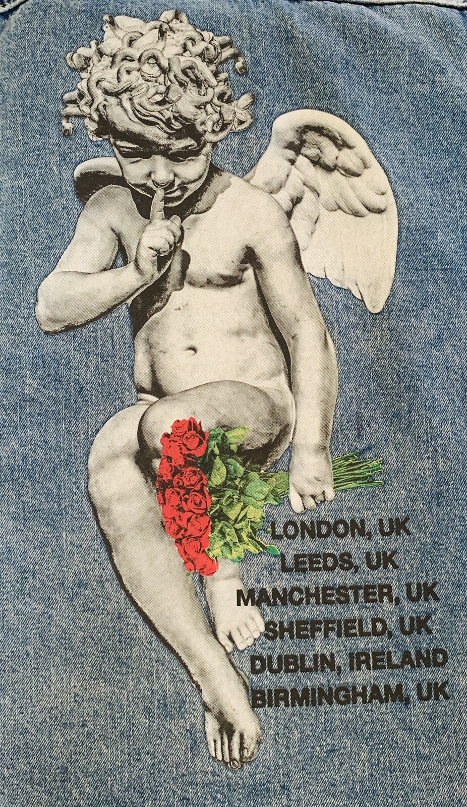 Men's YOUNG THUG Denim Cherub Jacket SMALL Mint Condition Sold out at stores NWT image 3