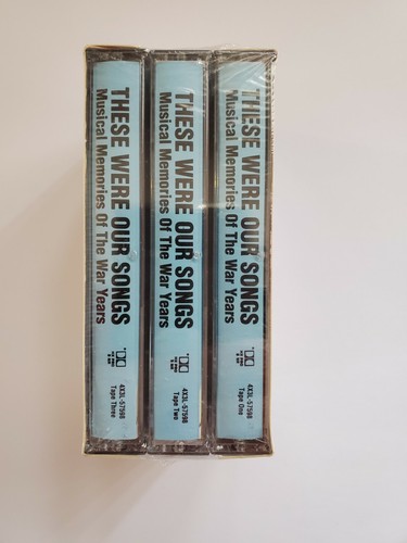 3 Cassette Box-These Were Our Songs Musical Memories Of The War Years Sealed Box - Picture 2 of 6