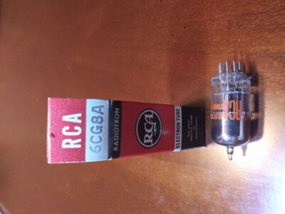 RCA 6CG8A Audio Electronic Vintage Radio TV Valve HAM Vacuum NOS Tubes