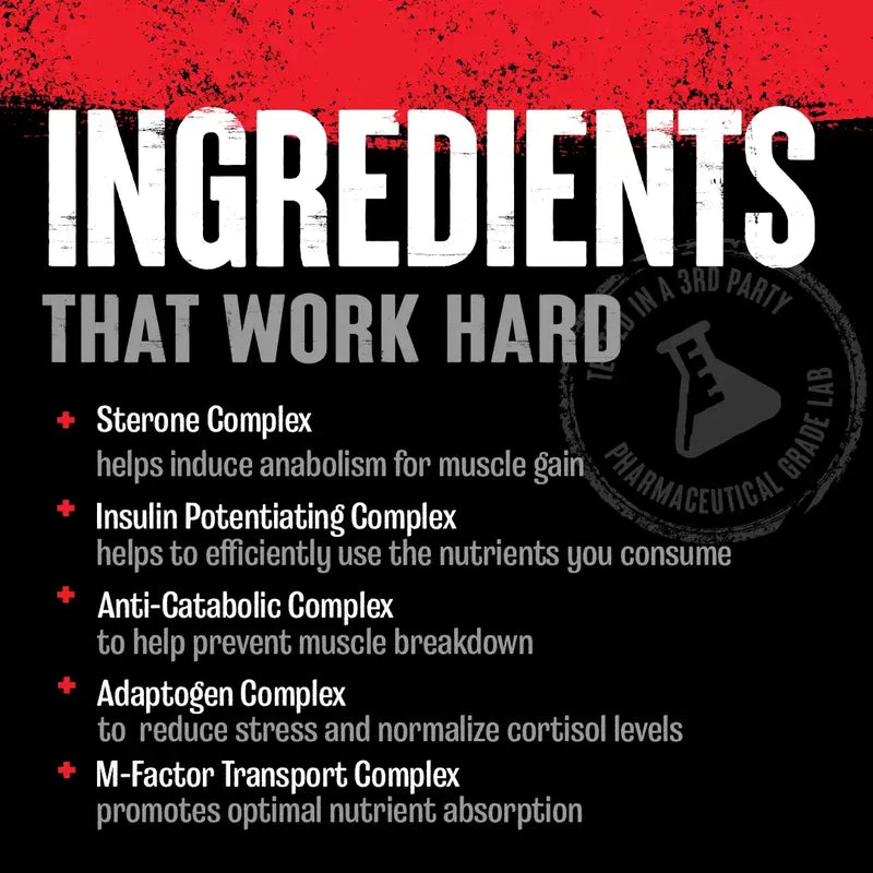 Acelerador de construção muscular não hormonal UNIVERSAL NUTRITION ANIMAL M-STAK - Imagem 2 de 3
