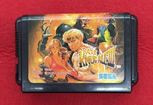 Bare knuckle III 3 Street of Rage 3 Sega Mega Drive Tested Used