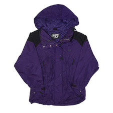 Vintage Cb Sports Rain Jacket Purple 90s Womens M