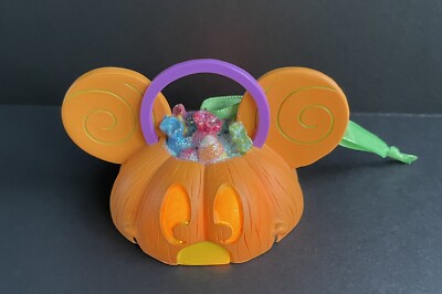 Disney Mickey Mouse Pumpkin Jack o Lantern Ears Halloween Light Up ...