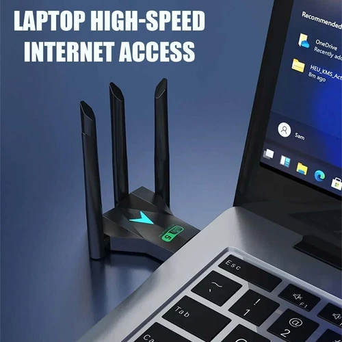 Wireless WIFI USB 3.0 Adapter 1300Mbps Long Range Dongle Dual Band Network lot - Picture 3 of 13