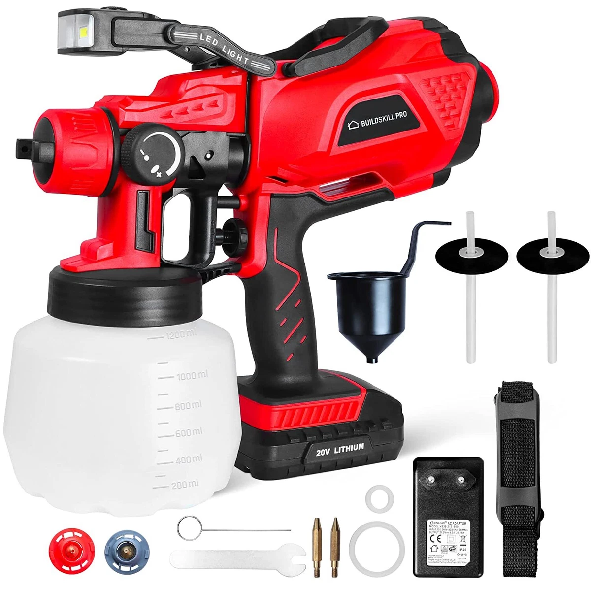 Buildskill Pro BPS3300 Cordless Paint Sprayer Spray Painting