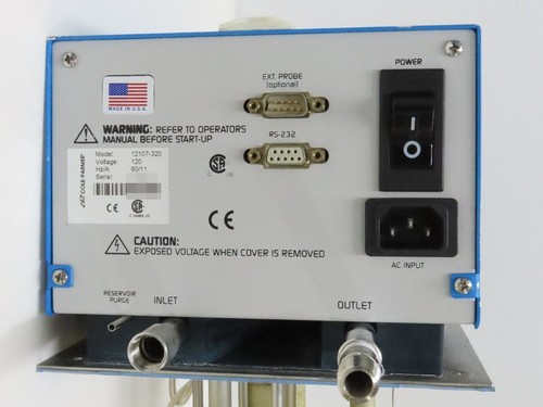 Cole Parmer 12107-320 Programmable Polystat temperture controller - Picture 4 of 7