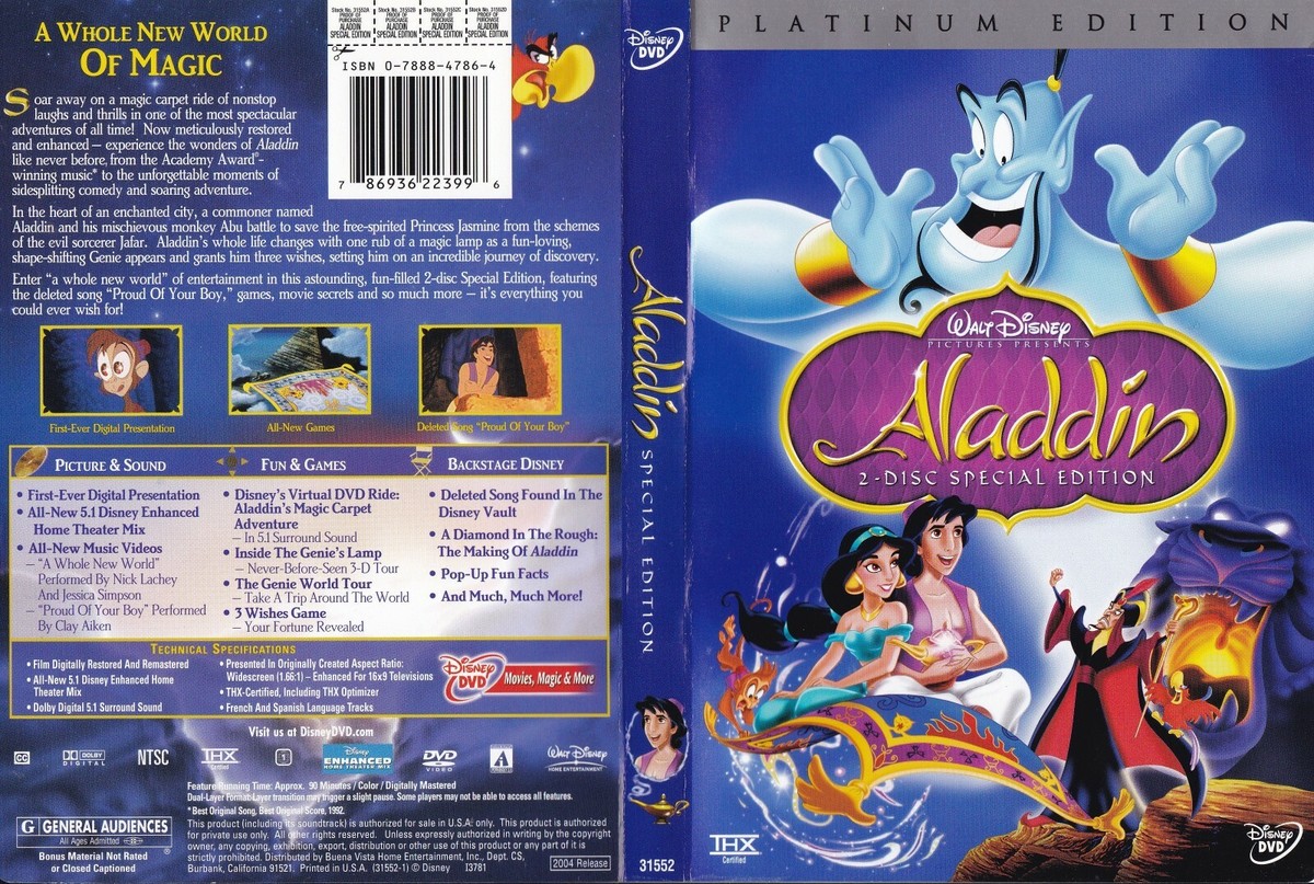Aladdin (Widescreen DVD, 2-Disc Special Edition, Platinum Edition