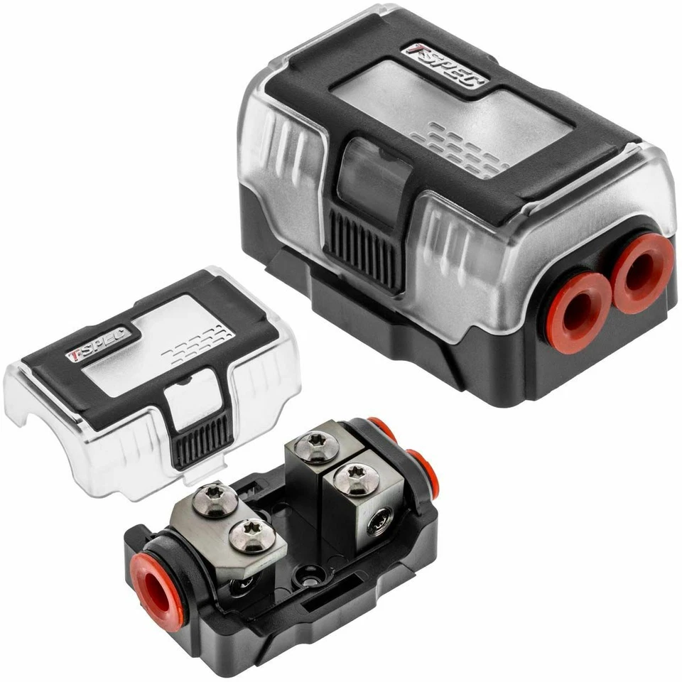 T-Spec 2 Position MANL Fuse Distribution Block (1) 1/0-4 AWG In (2) 4/8 AWG Out - Image 2 of 2