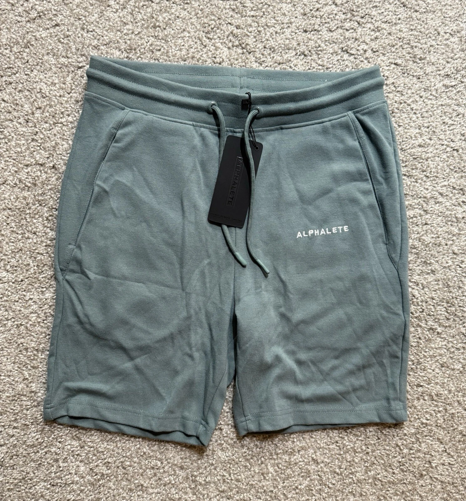 alphalete activewear Mens 7” Essental Sweat shorts Stretch size M Trooper