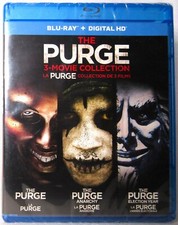 THE PURGE/ THE PURGE: ANARCHY/ THE PURGE: ELECTION YEAR Blu-Ray >NEW<