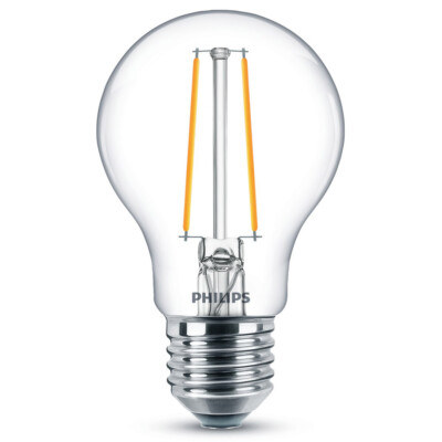 Philips E27 Classic LED Filamentlampe 2.2W wie 25W warmweißes Licht 2700K