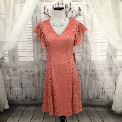 jessica howard pink lace dress Jessica Howard Petite Soutache Floral Lace Off-the-shoulder Gown