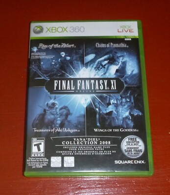 Final Fantasy XI Vana'diel Collection (Microsoft Xbox 360, 2007)-Complete