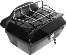 Motorcycle Trunk 50l Universal W Taillight Backrest Luggage Rack Ecotric Harley Motorcycle Trunk 50l Universal W Taillight Backrest Luggage Rack Ecotric Harley