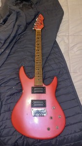 Peavey Milestone Red Electric Guitar 6 String Right-Handed