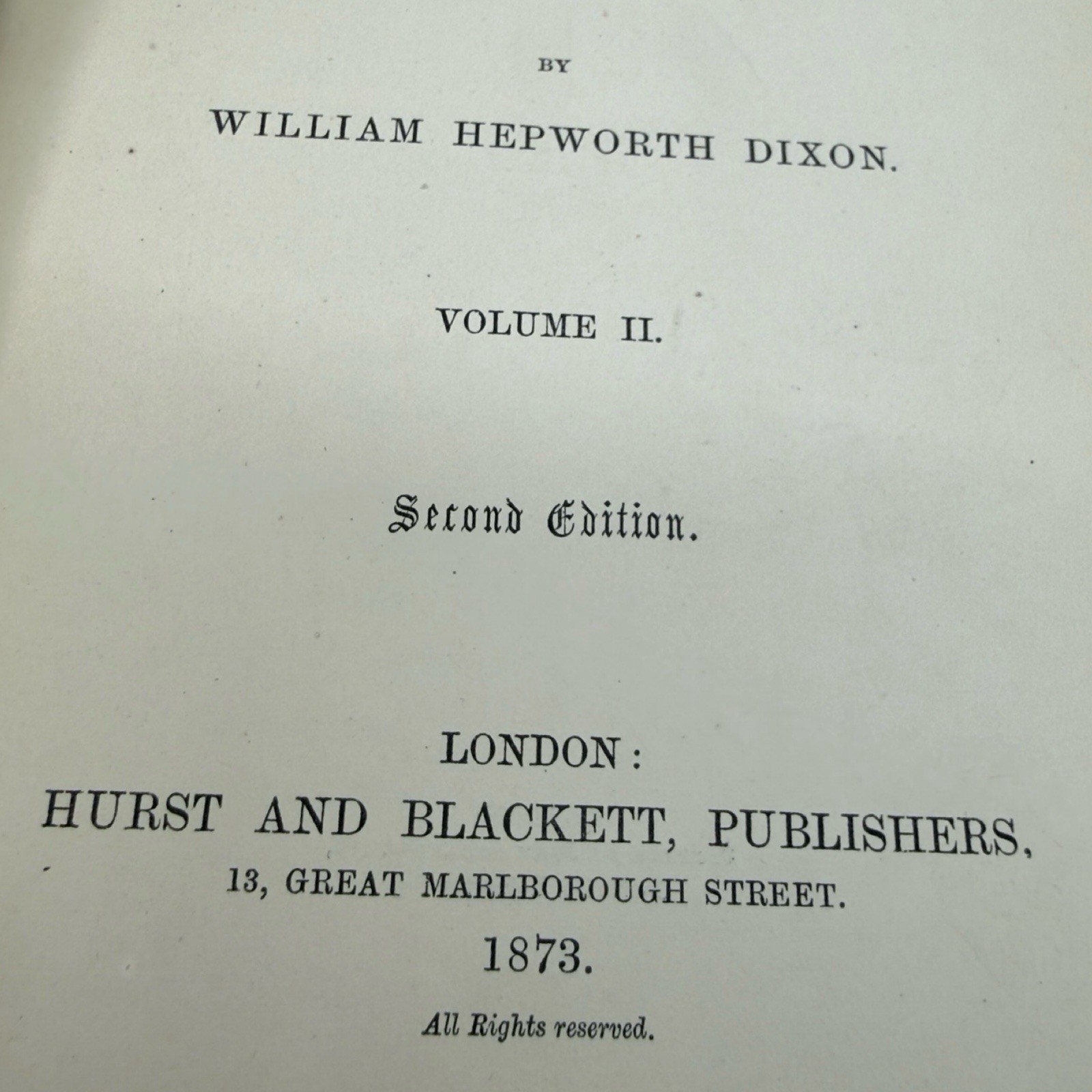 1873 -74 ✨ FIRST EDITION - Tudors - History of Two Queens William H Dixon 4VOLS