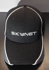 New Era 39Thirty Skynet Hat Cap Men's Fitted Black Terminator Sci-Fi AI Movie