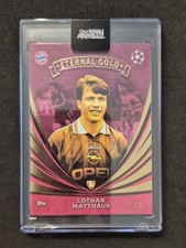 Topps Total Football, Lothar Matthäus, Eternal Gold Red /5, FC Bayern München