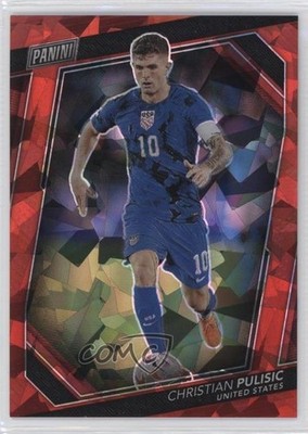 2023 National Convention VIP Gold Pack Red Sparkle Prizm Christian Pulisic jc3