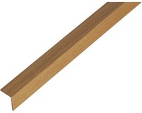 Winkelprofil Pvc Buche Dunkel 20X20X1 Mm, 2,6 M