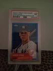 2022 Topps Chrome Platinum Aaron Judge Blue Mini-Diamond Refractor /199 Psa9